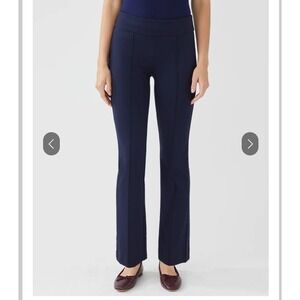 J. Mclaughlin Rylie Pant Pull On Front Seam In Compact Bainbridge‎ Navy Size 4